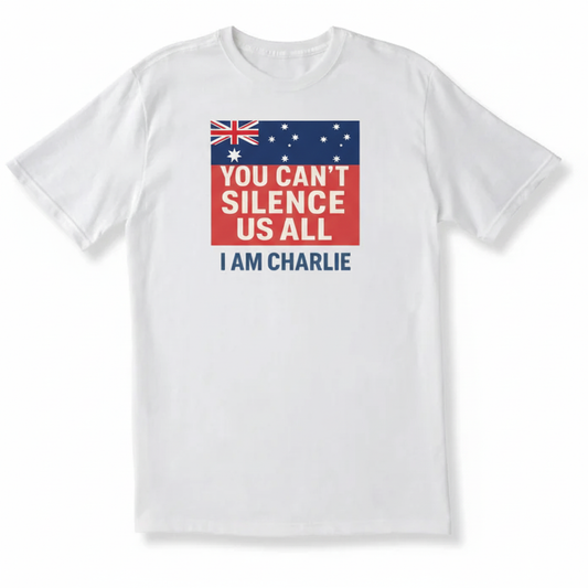 You Can't Silence Us - Charlie Kirk Tshirt